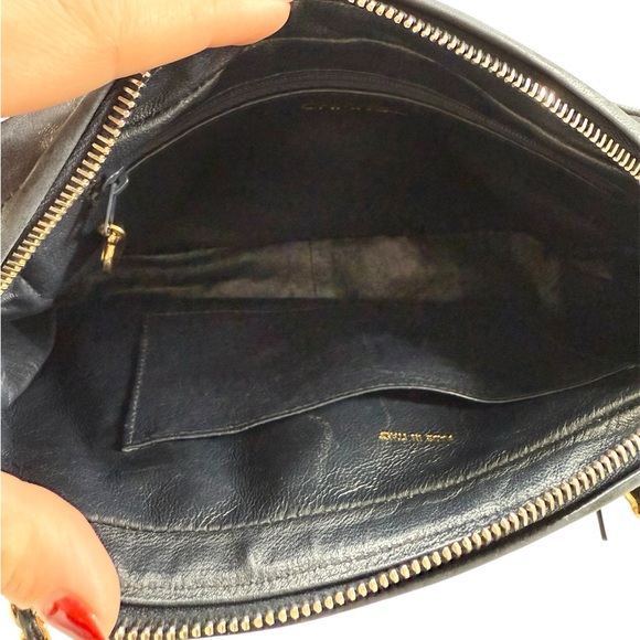 CHANEL Quilted Leather Turnlock Coco Mark Front Pocket Camera Shoulder Bag Black - Picture 10 of 14